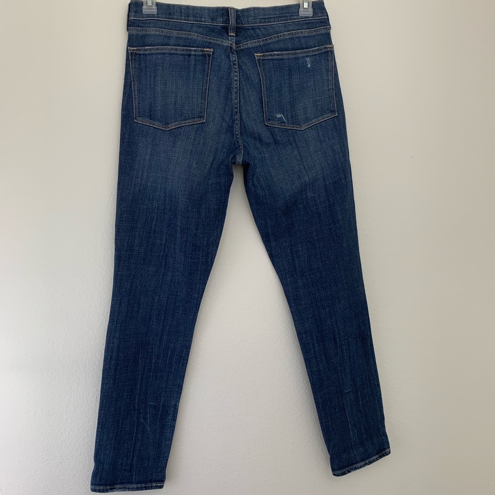 J Crew Stretch Distressed Ripped Jeans - Picture 2 of 8